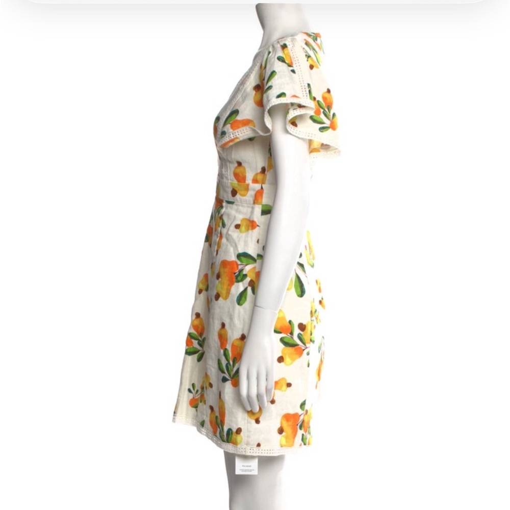 FARM Rio White and Orange Floral Mini Dress - Picture 3 of 8